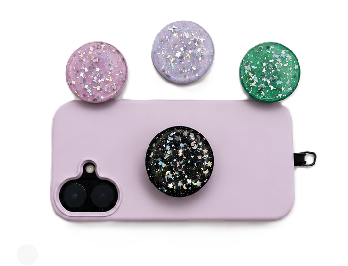Anello Adesivo Porta Telefono Nero | Moko®