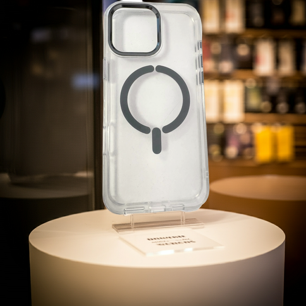 Cover trasparente iPhone 16 Pro Max MagSafe titanio - MOKO