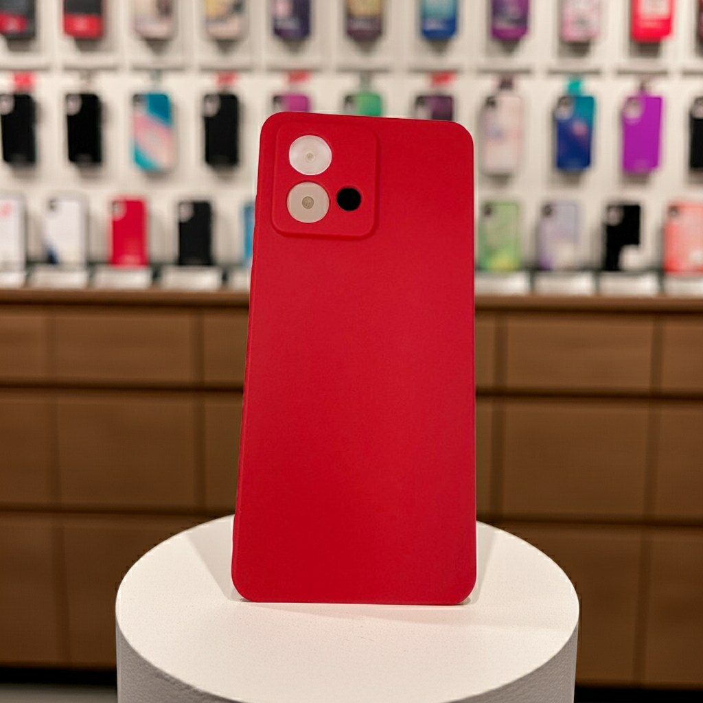 Cover colorata Motorola G84 rosso - MOKO