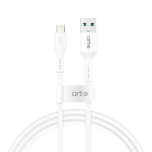 Cavo USB-A Lightning DATA STRONG bianco da 1 metro