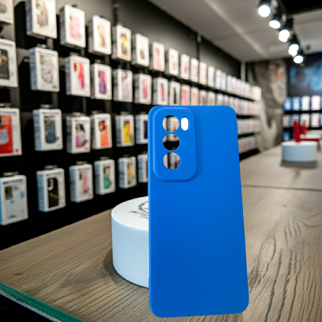 Cover colorata Oppo reno 12 5g bllu acceso - MOKO