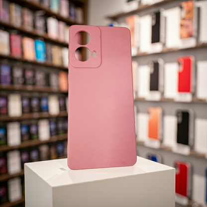 Cover Motorola G85 rosa - Protezione colorata e stile unico - MOKO