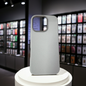 Cover colorata Iphone 16 Pro Max- grigio chiaro - MOKO