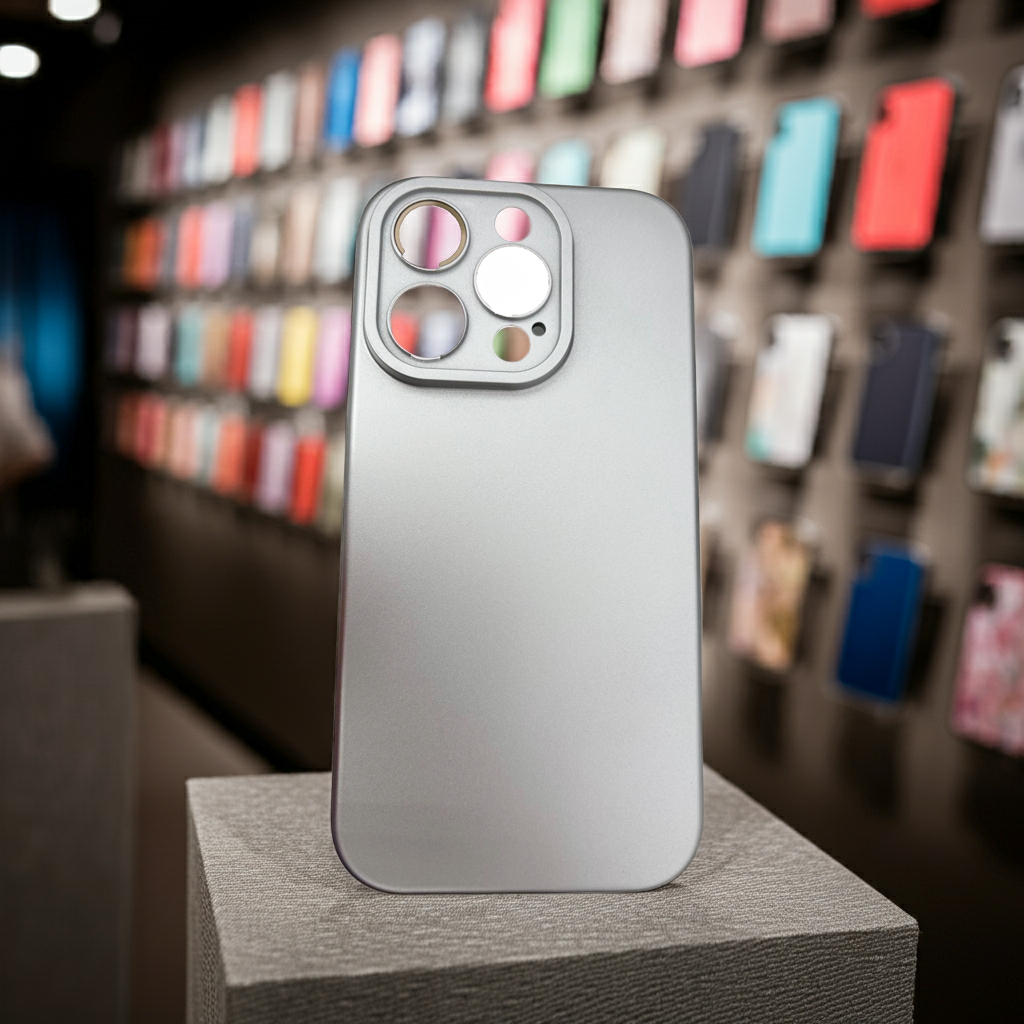 Cover iPhone 14 Pro Max argento - Protezione colorata e stilosa - MOKO