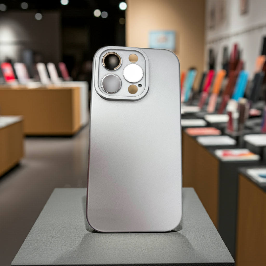 Cover iPhone 15 Pro argento - Elegante Protezione Colorata per il Tuo Smartphone - MOKO
