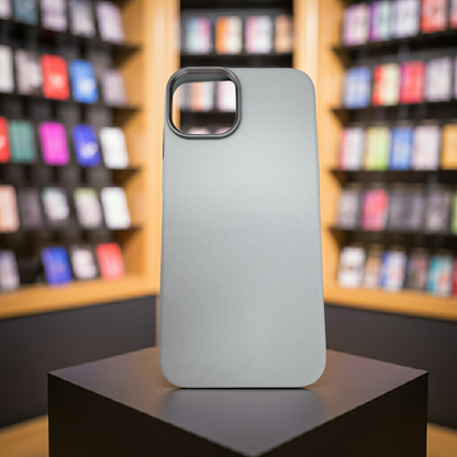 Cover iPhone 13 14 Grigio Chiaro - Protezione Elegante e Moderna - MOKO