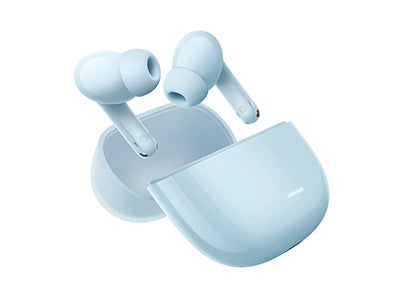 Redmi Buds 8 Lite Blue, auricolari in-ear e custodia visti di lato