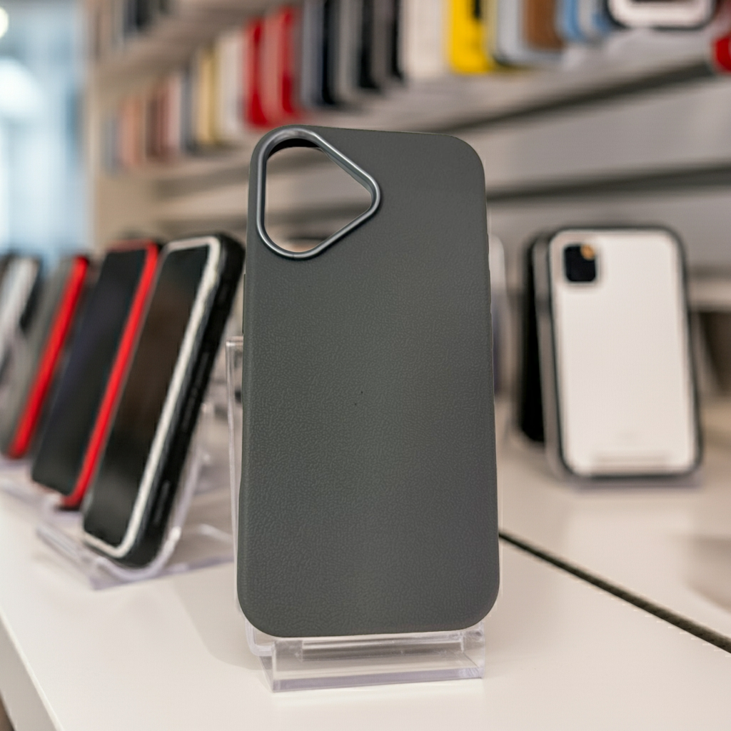 Cover colorata iPhone 16 grigio scuro per una protezione elegante e sicura - MOKO