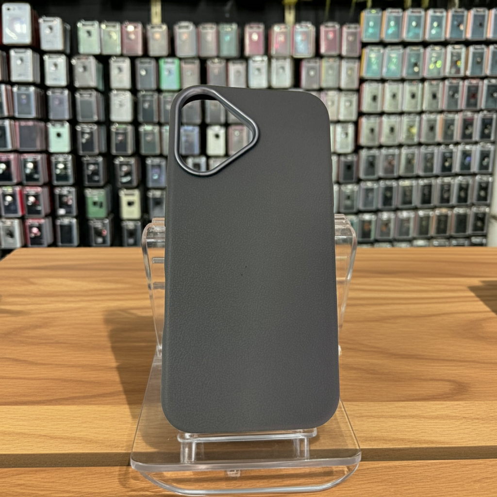 Cover colorata iPhone 16 grigio scuro per una protezione elegante e sicura - MOKO