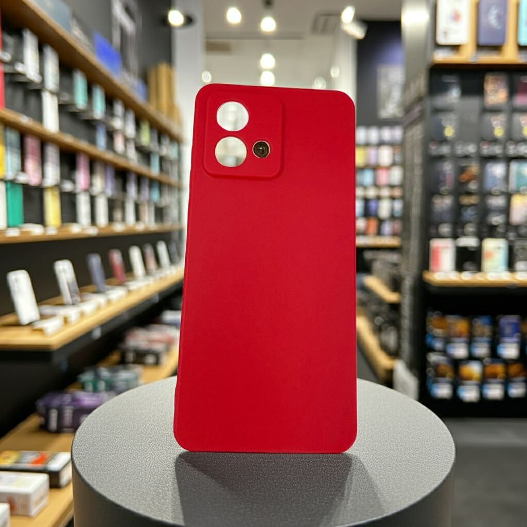 Cover colorata Motorola G84 rosso - MOKO