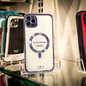 Cover Magsafe Iphone 11 Pro Max trasparente melanzana - MOKO