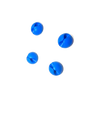 Clip Fermacavo blu - MOKO