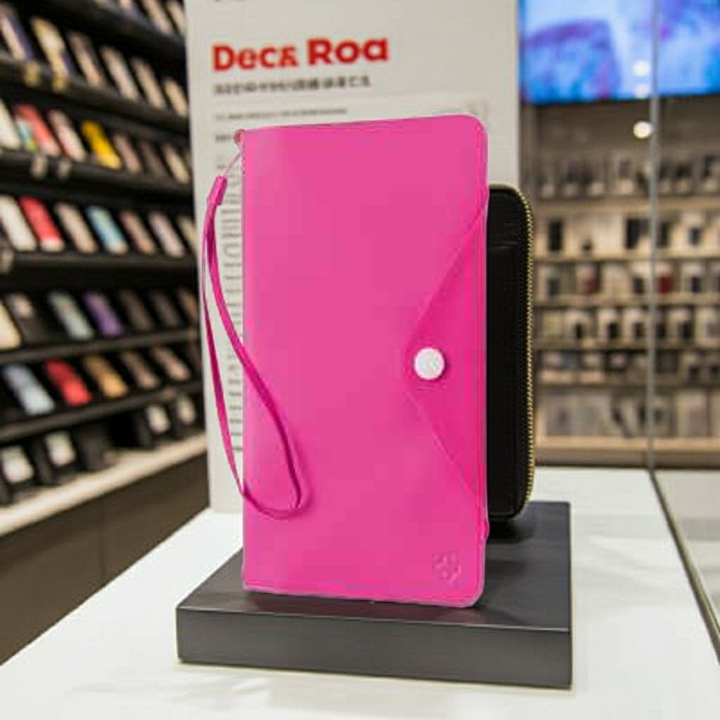 Portafoglio Impermeabile Rosa Water Clutch per Proteggere i Tuoi Oggetti - MOKO