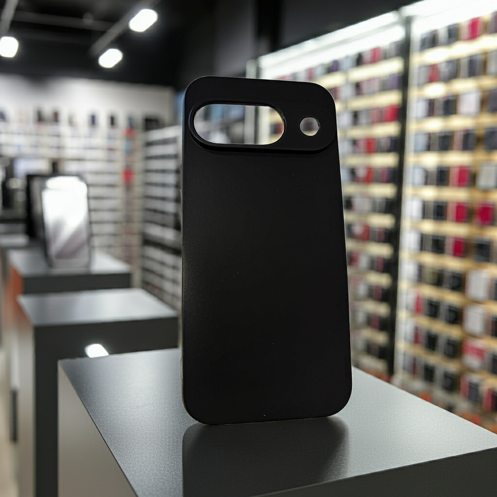 Cover Google Pixel 9 nera - Protezione colorata e stile moderno - MOKO