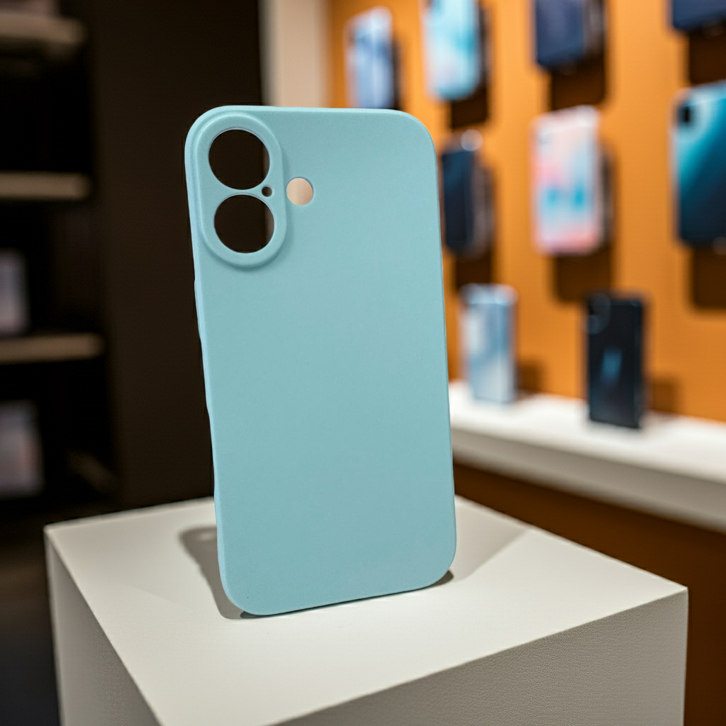 Cover iPhone 16 verde acqua chiaro - Protezione elegante e colorata - MOKO