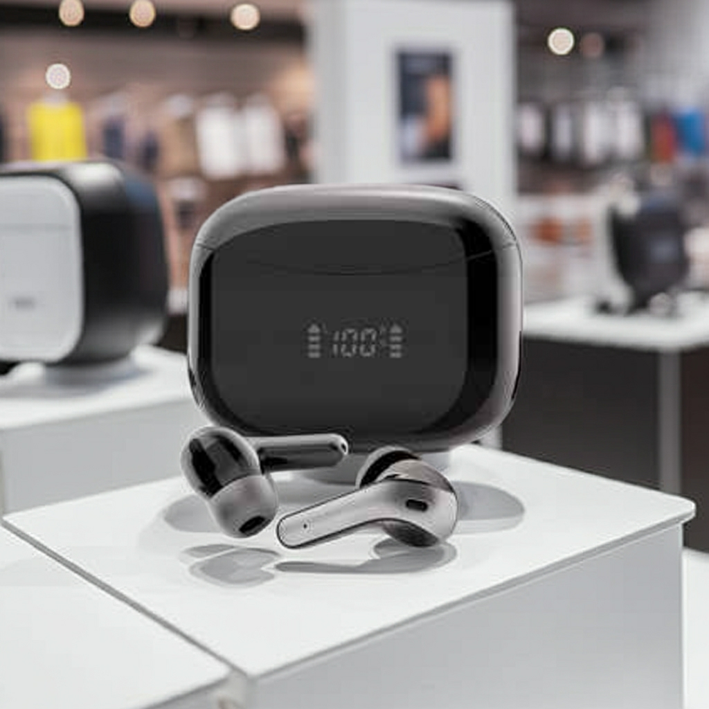 Auricolari wireless neri di alta qualità per un suono cristallino - MOKO