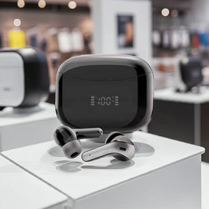 Auricolari wireless neri di alta qualità per un suono cristallino - MOKO