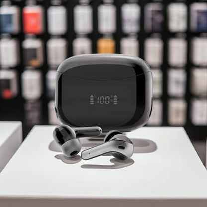 Auricolari wireless neri di alta qualità per un suono cristallino - MOKO