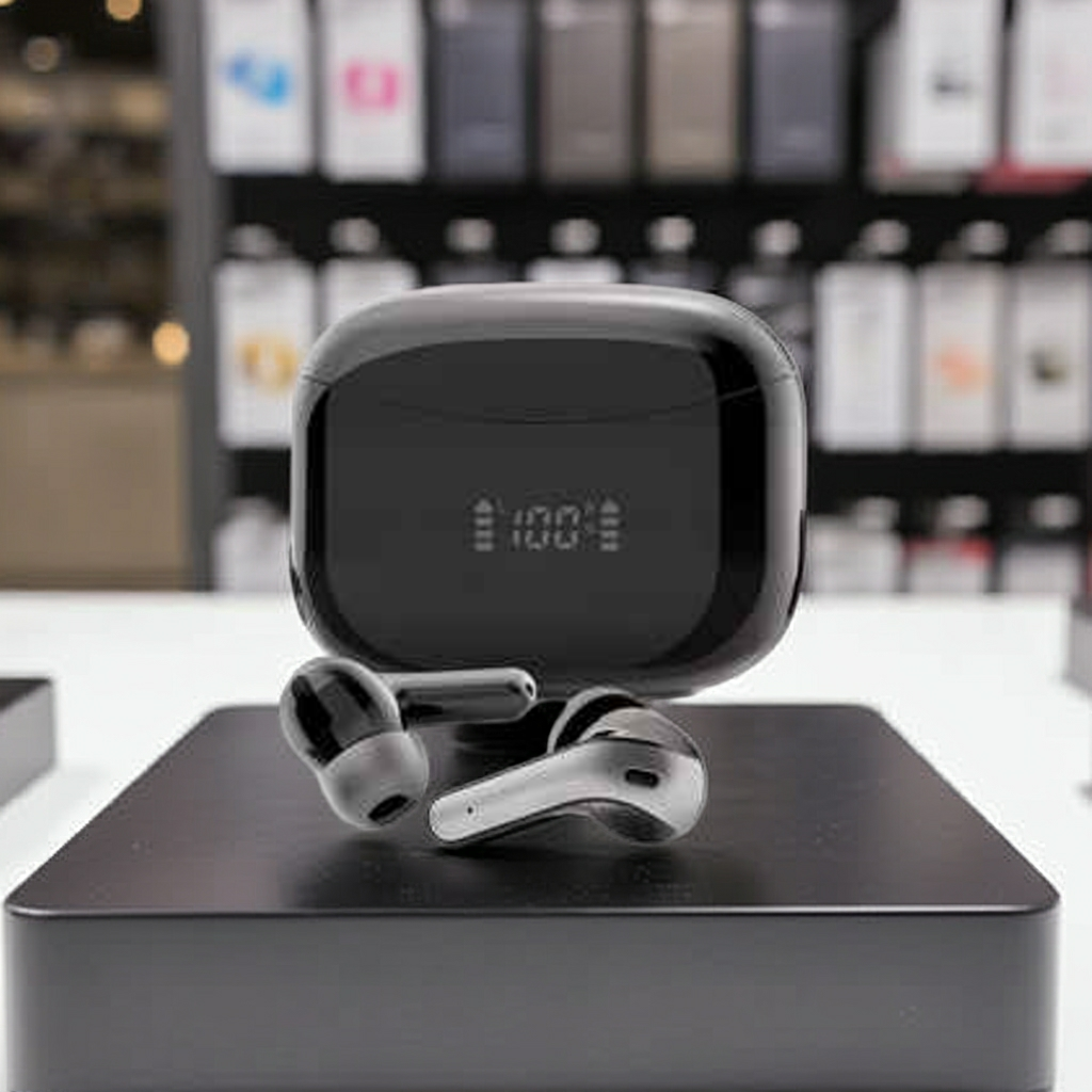 Auricolari wireless neri di alta qualità per un suono cristallino - MOKO