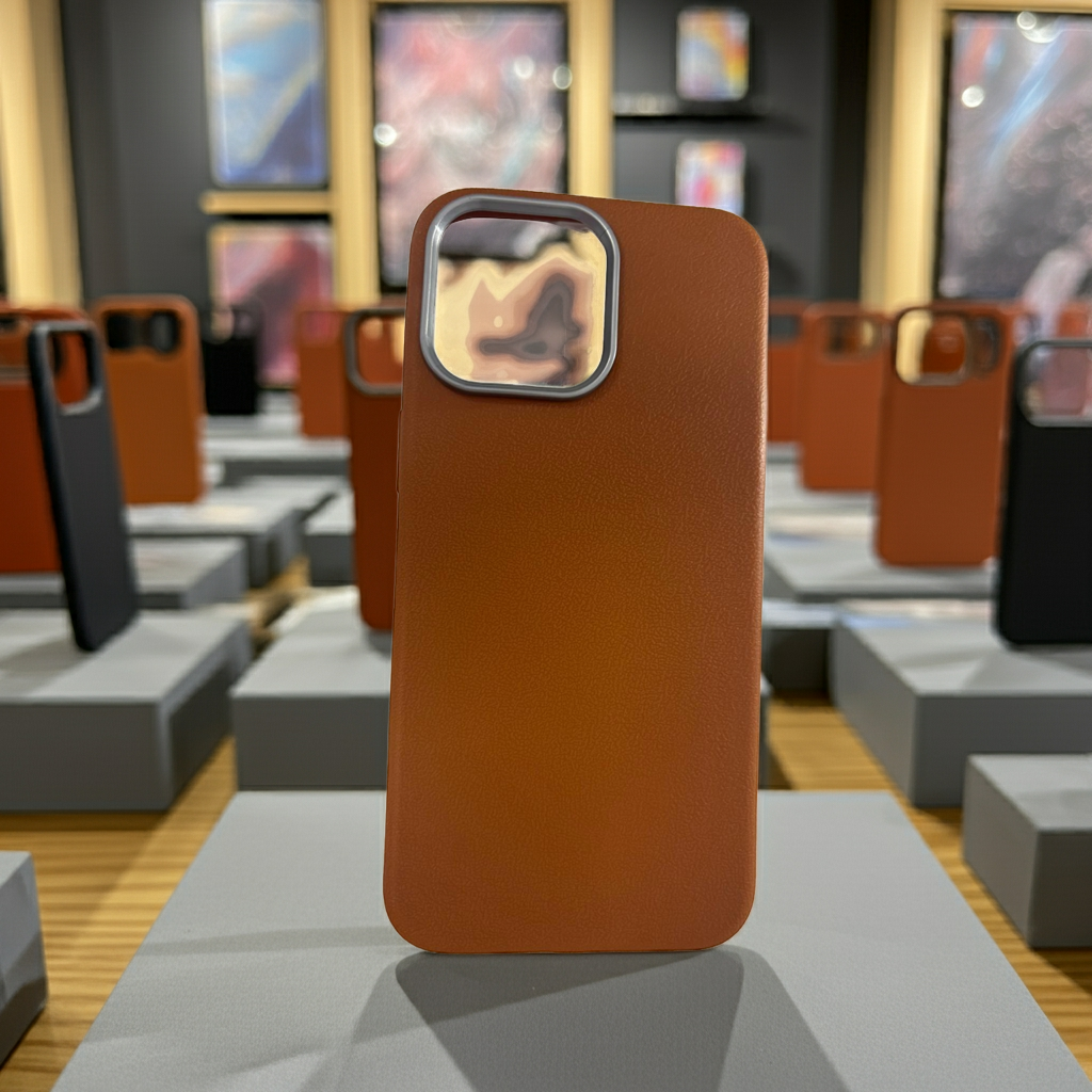 Cover iPhone 15 Pro Max marrone - Protezione elegante e colorata - MOKO
