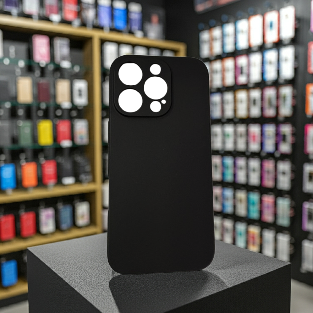 Cover colorata Iphone 16 Pro nero - MOKO