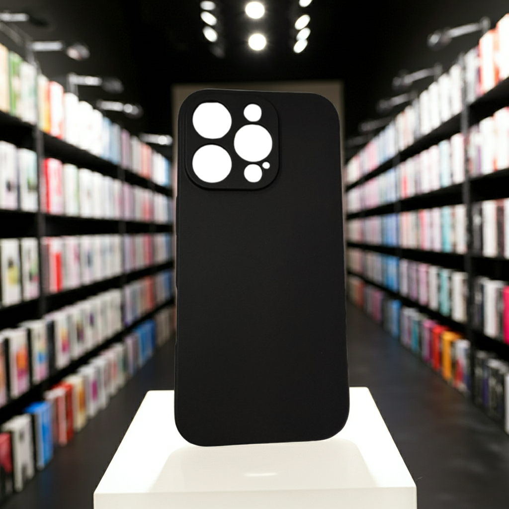 Cover colorata Iphone 16 Pro nero - MOKO