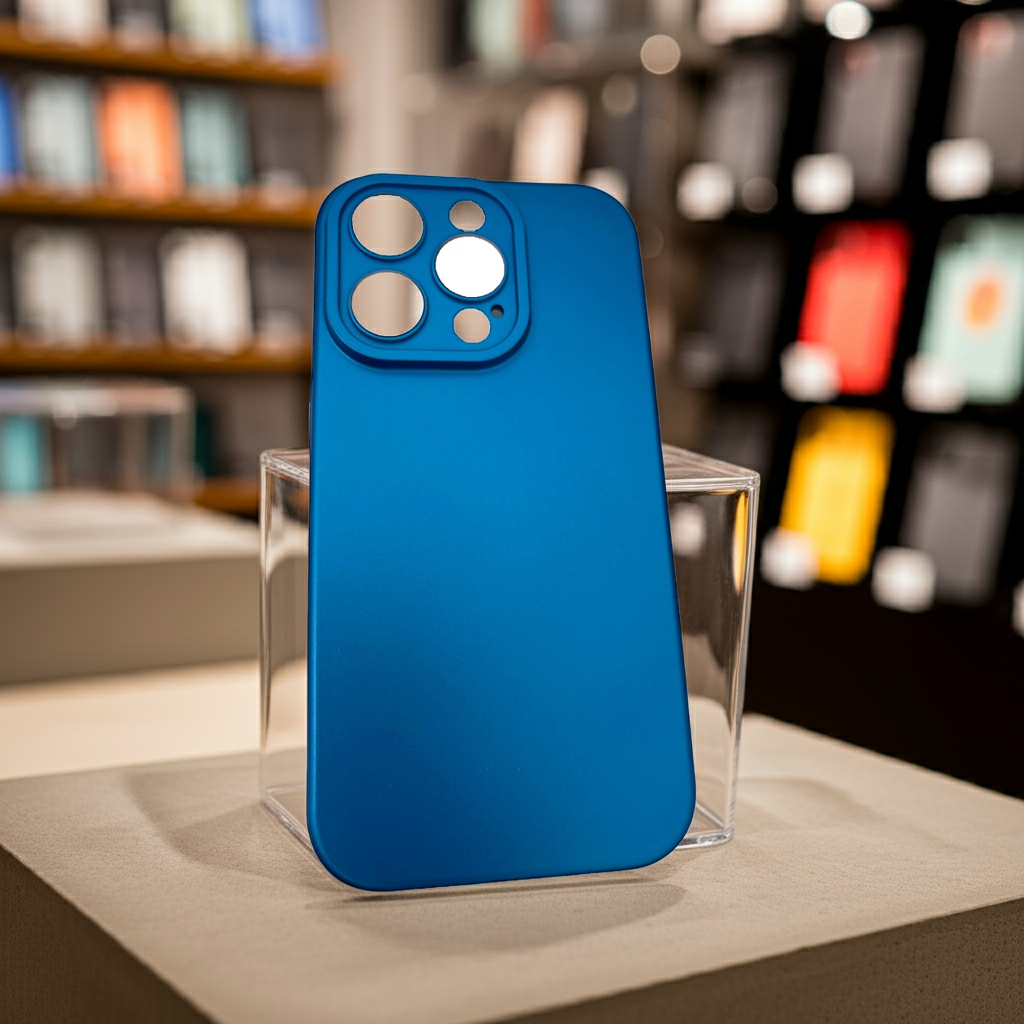Cover iPhone 14 Pro Max blu - Protezione Colorata e Stile Unico - MOKO